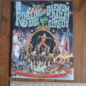 🐘🎡 Ringling Bros. Barnum & Bailey Souvenir Program Bicentennial 1976 🎪🐅